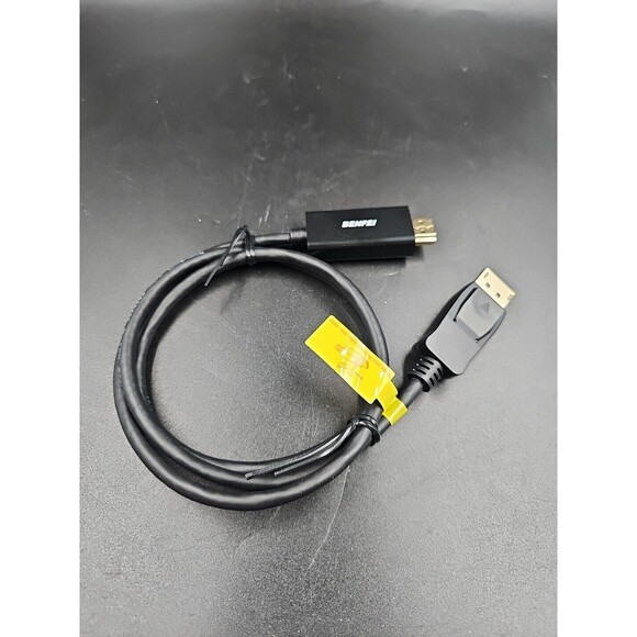 DisplayPort to HDMI 3 Feet Cable, Benfei Male To Male Adapter Gold-plated Cord - Picture 1 of 4